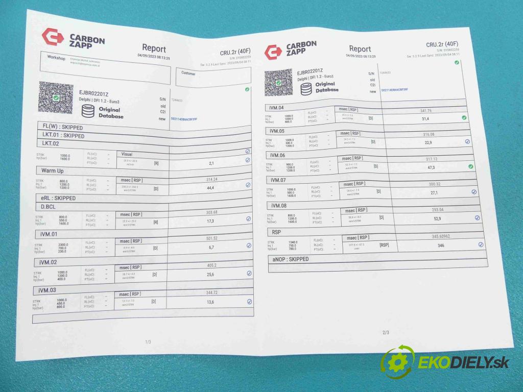 Ford Focus Mk1 1998-2004 1.8 tdci 101 HP manual 74 kW 1753 cm3 5- vstrek EJBR02201Z (Vstrekovače)