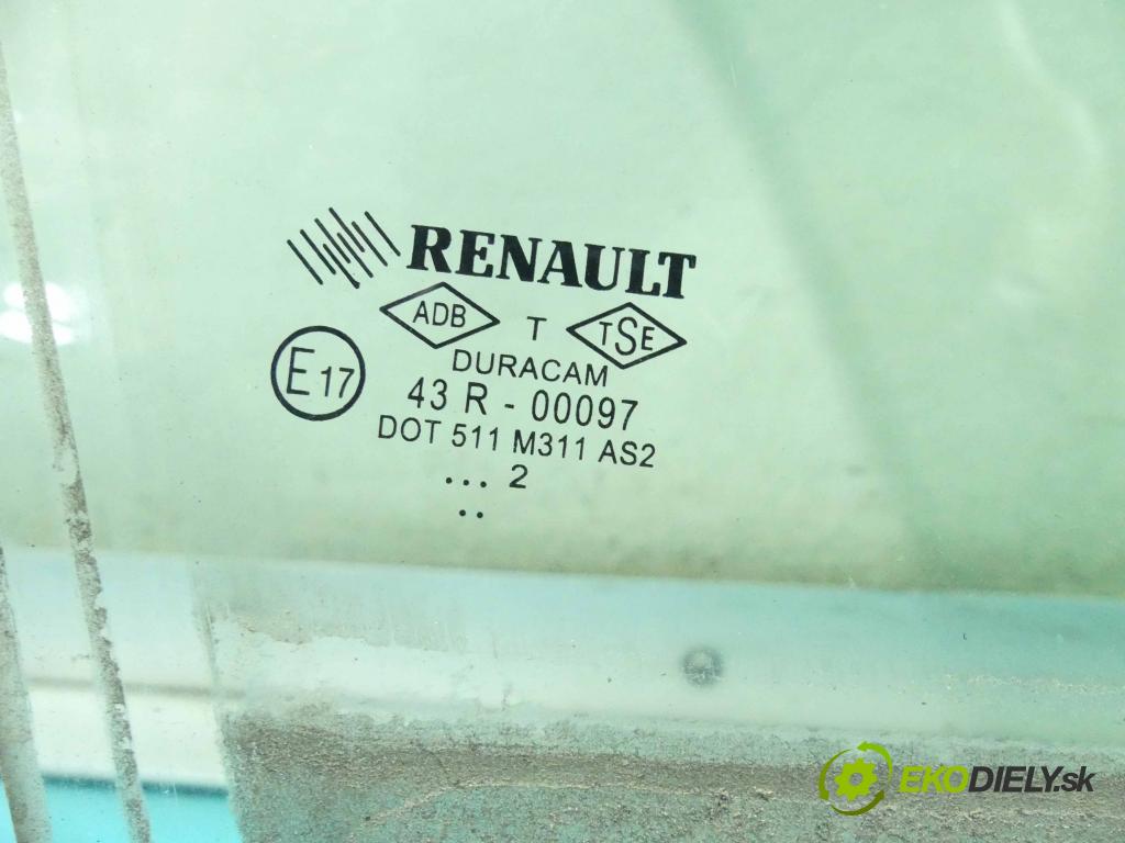 Renault Thalia II 2008-2013 1,2.0 16v 75 HP manual 55 kW 1149 cm3 4- sklo dvere predné pravé