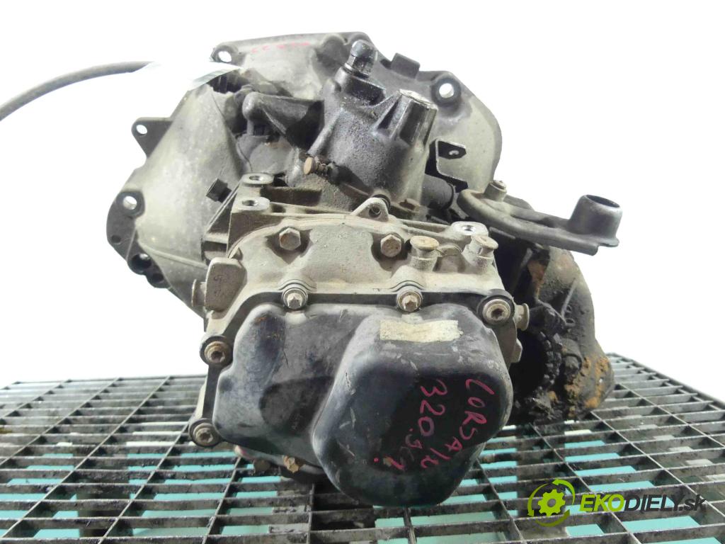 Opel Corsa D 2006-2014 1.2 16v 80 HP manual 59 kW 1229 cm3 3- prevodovka stupeň,rýchlosť manual
