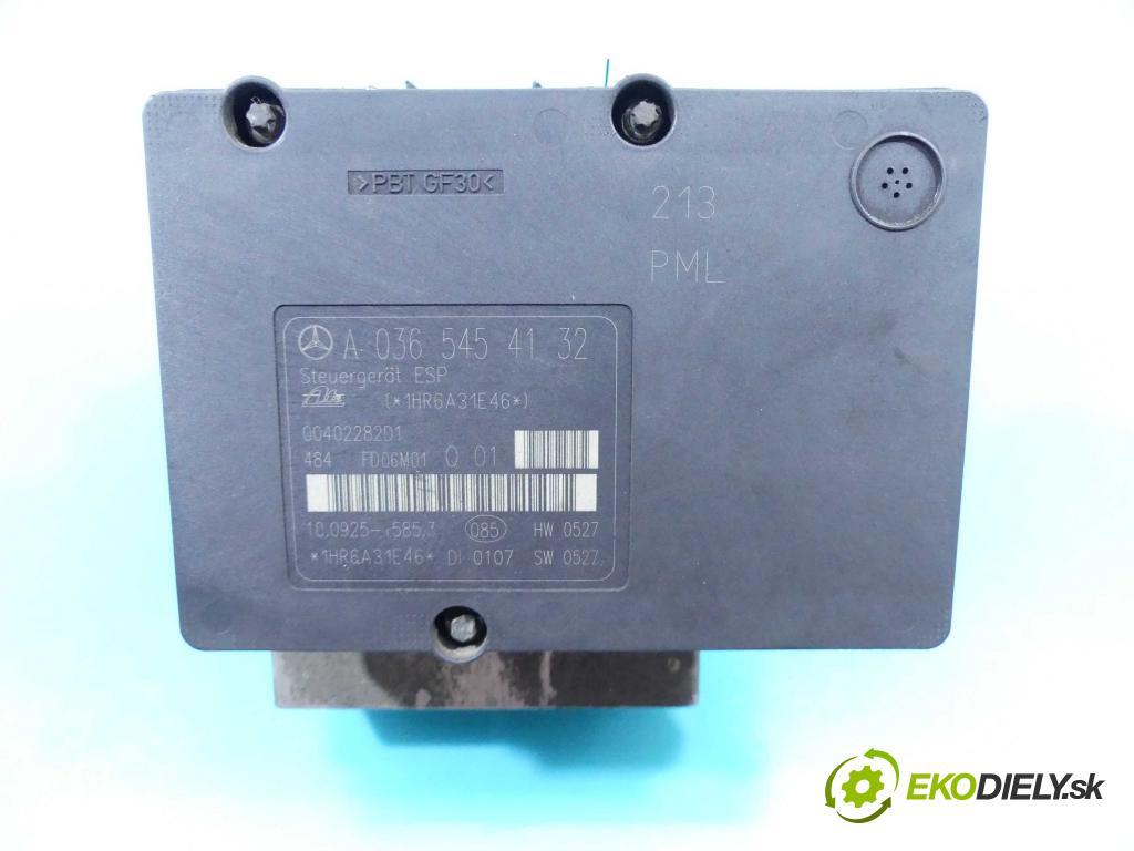 Mercedes CLK II C209 2002-2009 2,2.0 cdi 150 HP automatic 110 kW 2148 cm3 2- čerpadlo abs A0365454132 (Pumpy ABS)