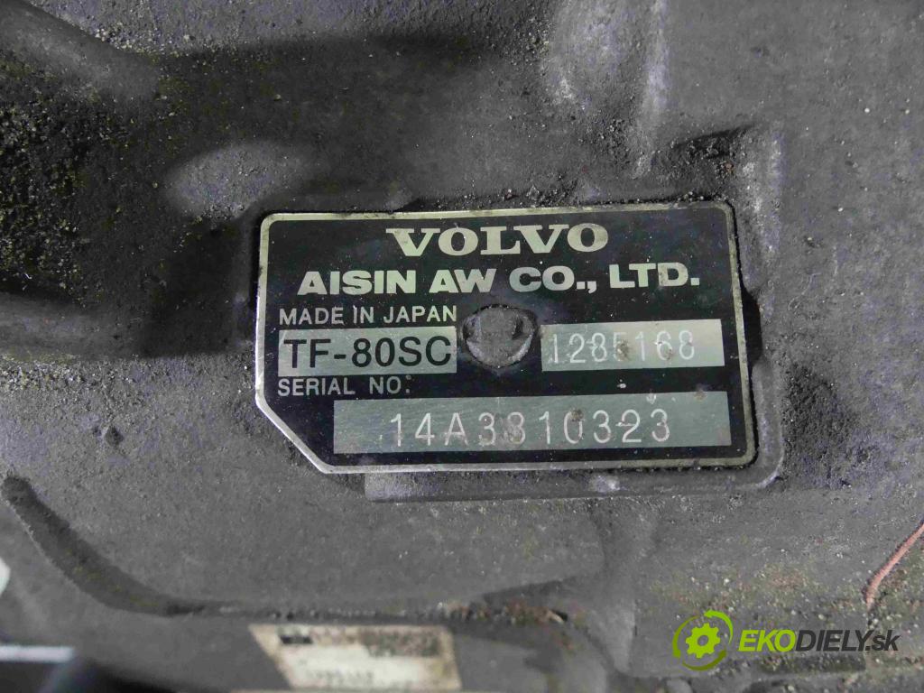 Volvo V60 I 2010-2018 2.4 D5 181KM automatic 133 kW 2400 cm3 5- prevodovka stupeň,rýchlosť automat TF80SC