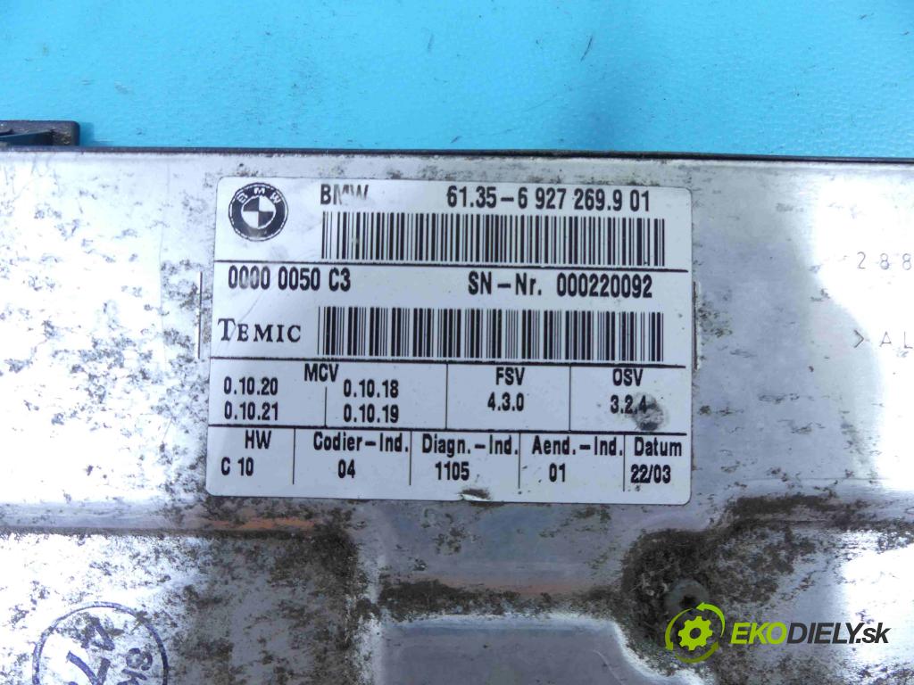 Bmw 7 E65 2001-2008 3.6 V8 272 HP automatic 200 kW 3600 cm3 4- modul riadiaca jednotka 6927269 (Ostatné)