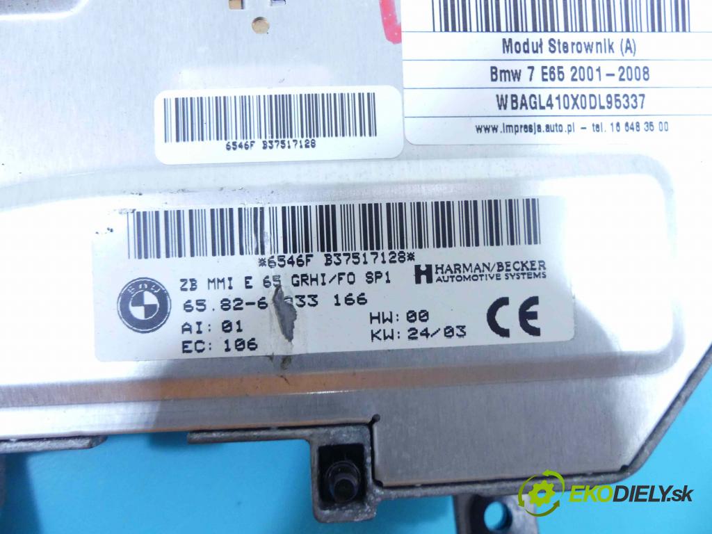 Bmw 7 E65 2001-2008 3.6 V8 272 HP automatic 200 kW 3600 cm3 4- modul riadiaca jednotka 6933166 (Ostatné)