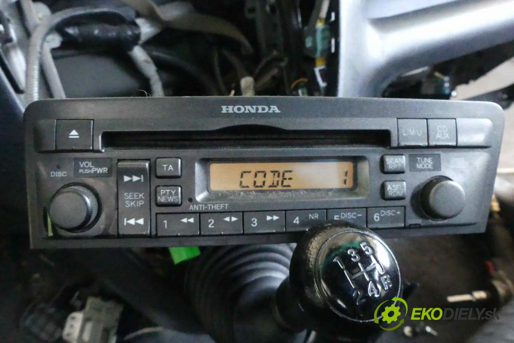Honda Civic VII 2000-2006 1.6 16v 110 HP manual 81 kW 1590 cm3 5- Radio originál 39101-S6A-G510-M1
