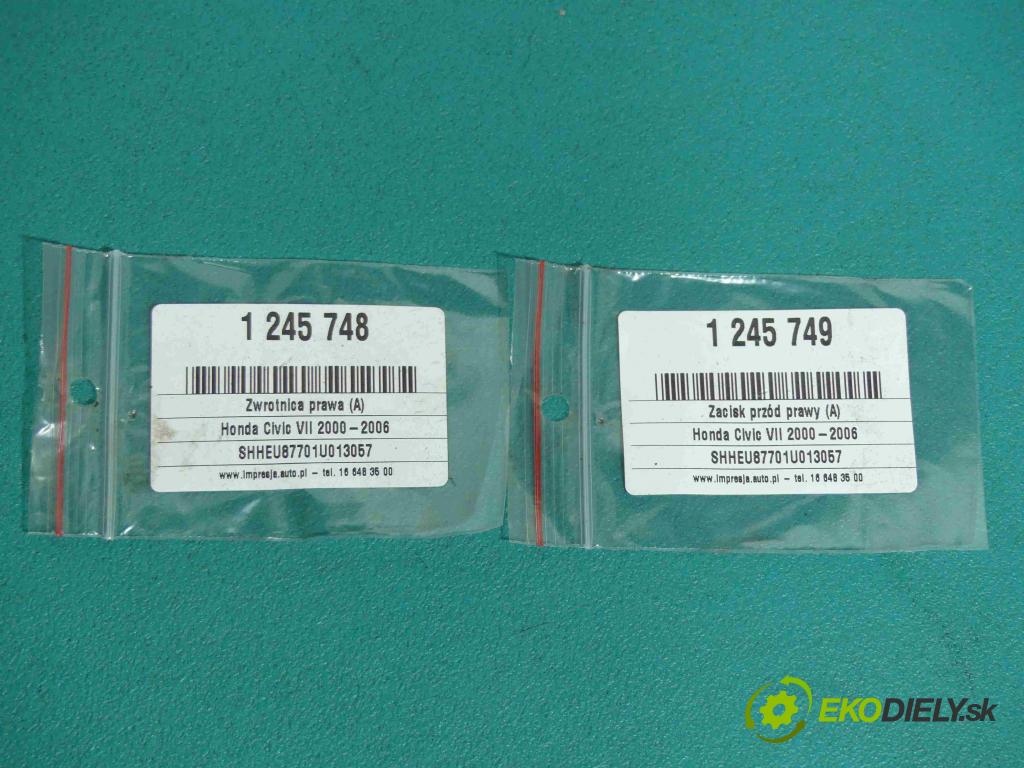 Honda Civic VII 2000-2006 1.6 16v 110 HP manual 81 kW 1590 cm3 5- náboj pravé  (Náboje)