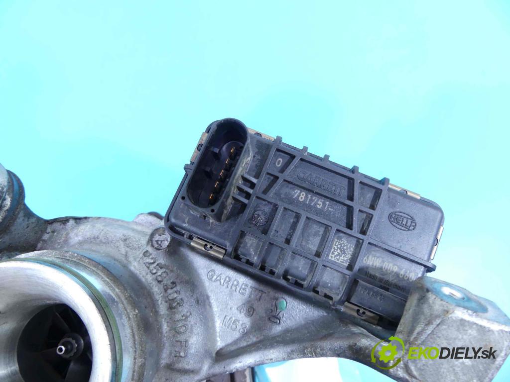 Bmw 1 E87 2004-2011 2.0d (N47): 116 HP manual 85 kW 1995 cm3 5- turbodúchadlo, turbo 767378-9 (Turbodúchadlá (kompletné))