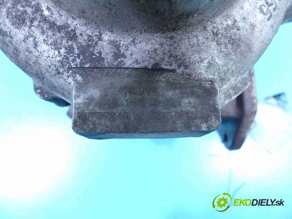 Bmw 1 E87 2004-2011 2.0d (N47): 116 HP manual 85 kW 1995 cm3 5- turbodúchadlo, turbo 767378-9 (Turbodúchadlá (kompletné))