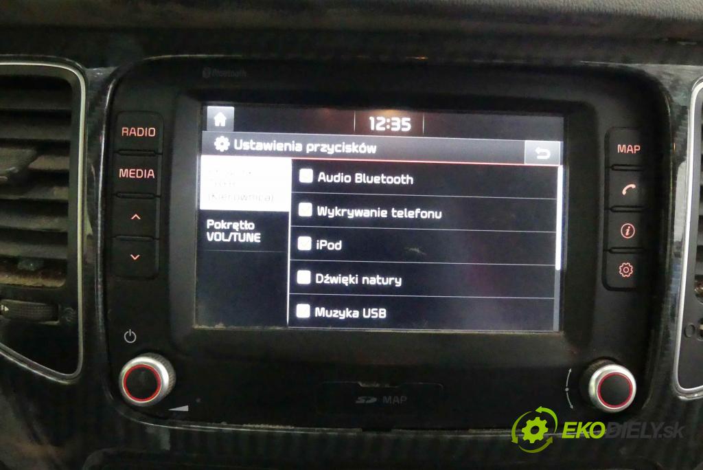Kia Carens IV 2013-2019 1.7 crdi 141 HP automatic 104 kW 1685 cm3 5- Radio továreň: 96550-A4101CA