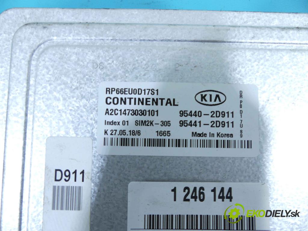 Kia Carens IV 2013-2019 1.7 crdi 141 HP automatic 104 kW 1685 cm3 5- modul riadiaca jednotka 95440-2D911 (Ostatné)