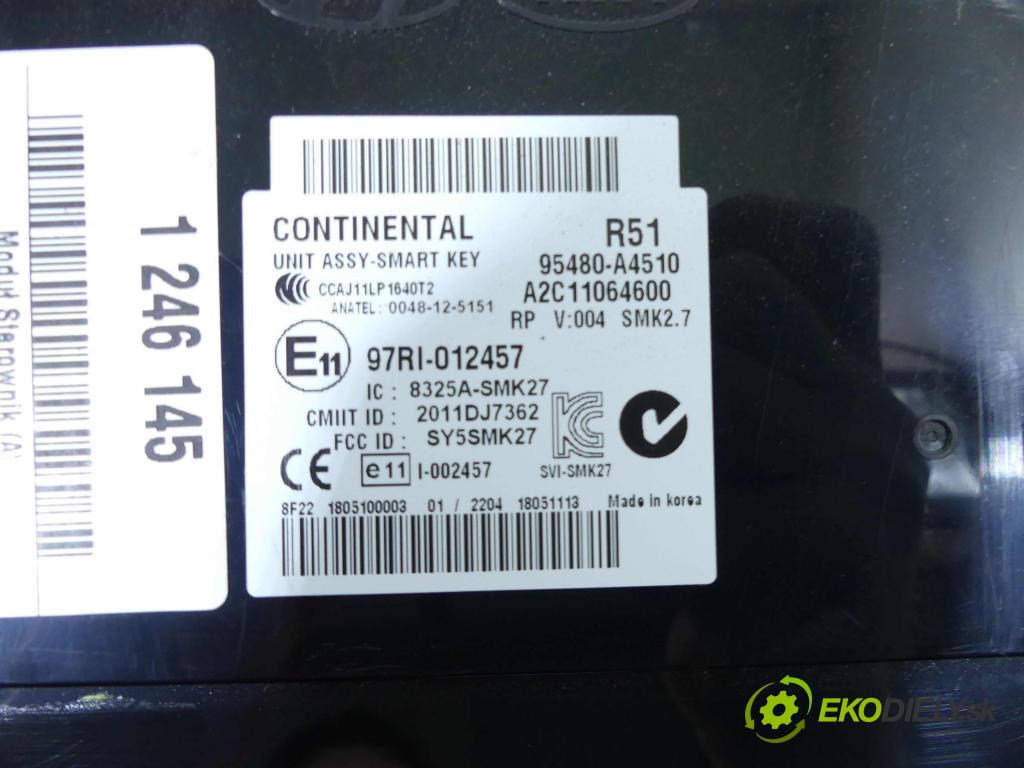 Kia Carens IV 2013-2019 1.7 crdi 141 HP automatic 104 kW 1685 cm3 5- modul riadiaca jednotka 95480-A4510 (Ostatné)