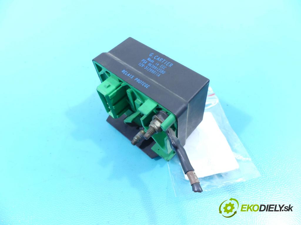 Peugeot 607 2.2 hdi 133 HP manual 98 kW 2179 cm3 4- Relé: 9639912580 (Relé)