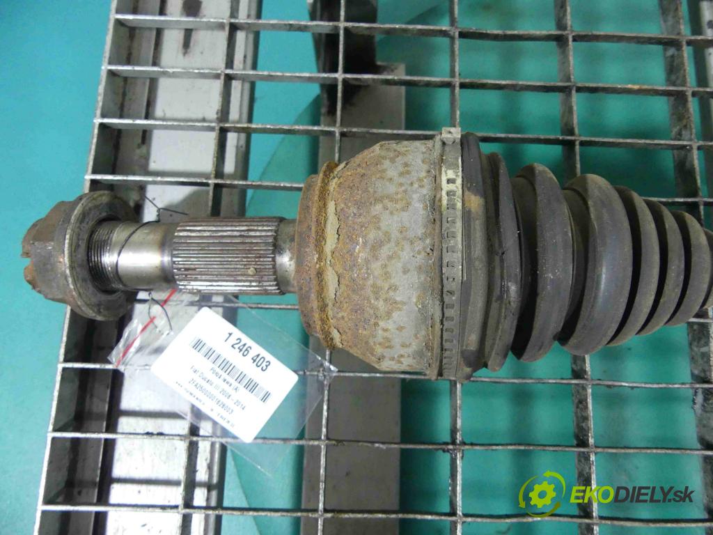 Fiat Ducato III 2006-2014 2.2 jtd 101 HP manual 74 kW 2198 cm3 5- poloos ľavé  (Poloosy)