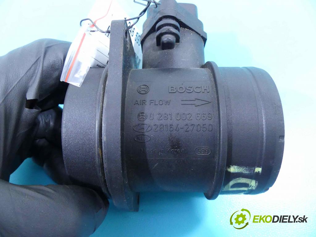 Kia Cerato 2004-2008 1.5 crdi 102 HP manual 75 kW 1493 cm3 5- průtokoměr: 0281002669 (Váhy vzduchu)