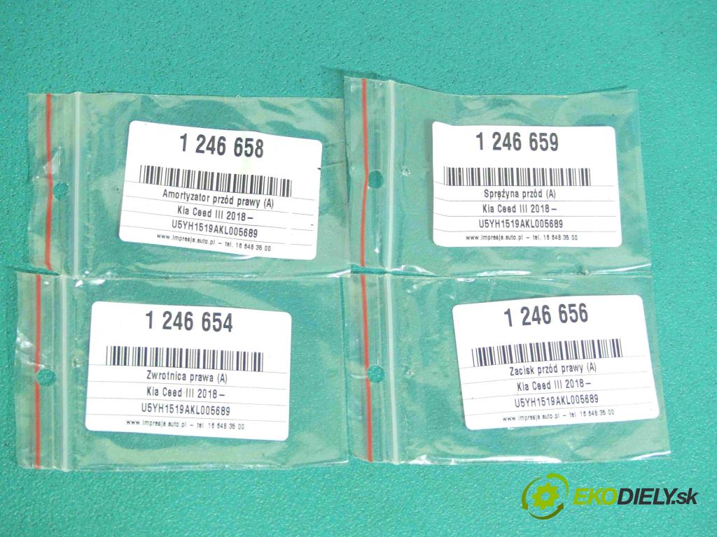 Kia Ceed III 2018- 1.6 crdi 116 HP manual 85 kW 1598 cm3 5- náboj pravé  (Náboje)