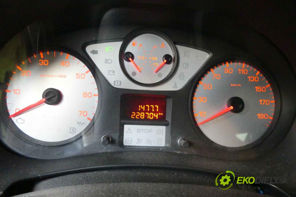 Peugeot Partner II 2008-2018 1.6 hdi 92 HP manual 68 kW 1560 cm3 5- prístrojovka/ budíky 9666904280 (Prístrojové dosky, displeje)