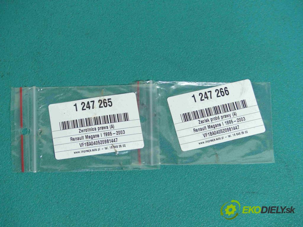 Renault Megane I 1995-2003 1.6 16v 107 HP manual 79 kW 1598 cm3 5- náboj pravé (Náboje)