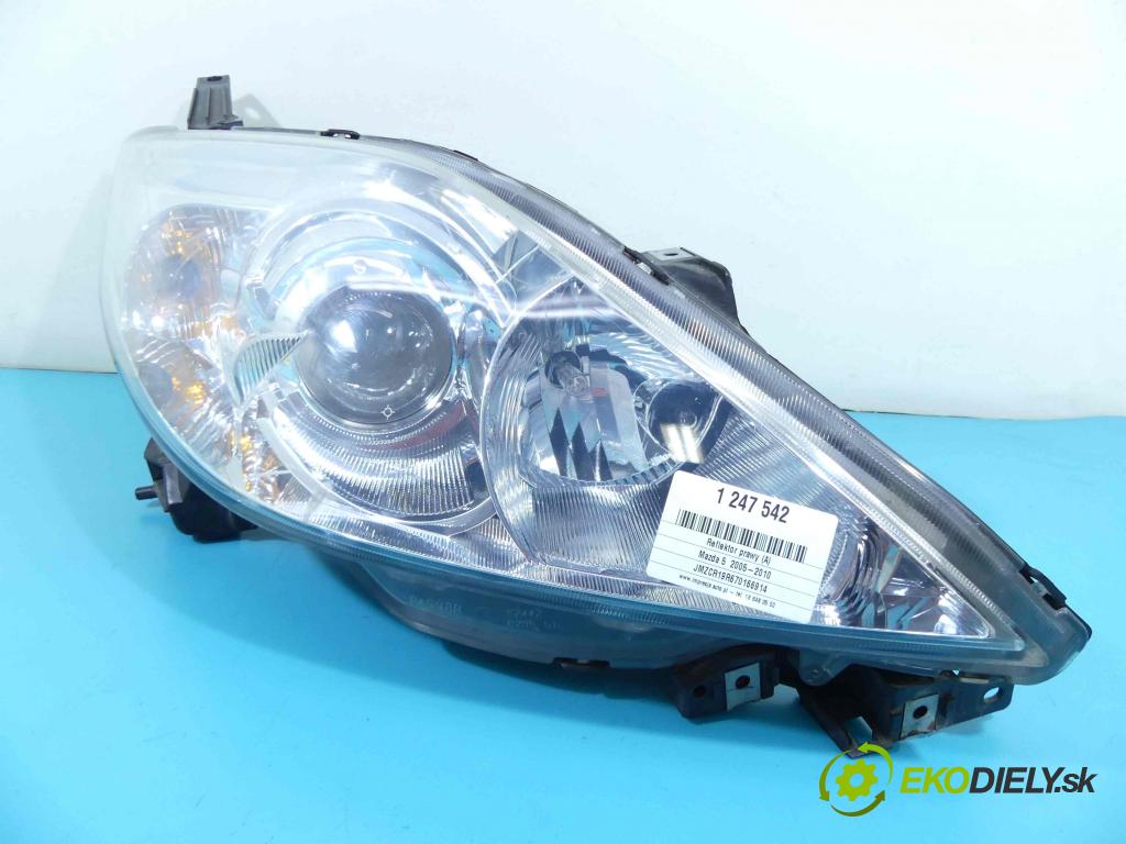 Mazda 5  2005-2010 2.0d 143 HP manual 105 kW 1998 cm3 5- Reflektor: pravý P5115R (Pravé)