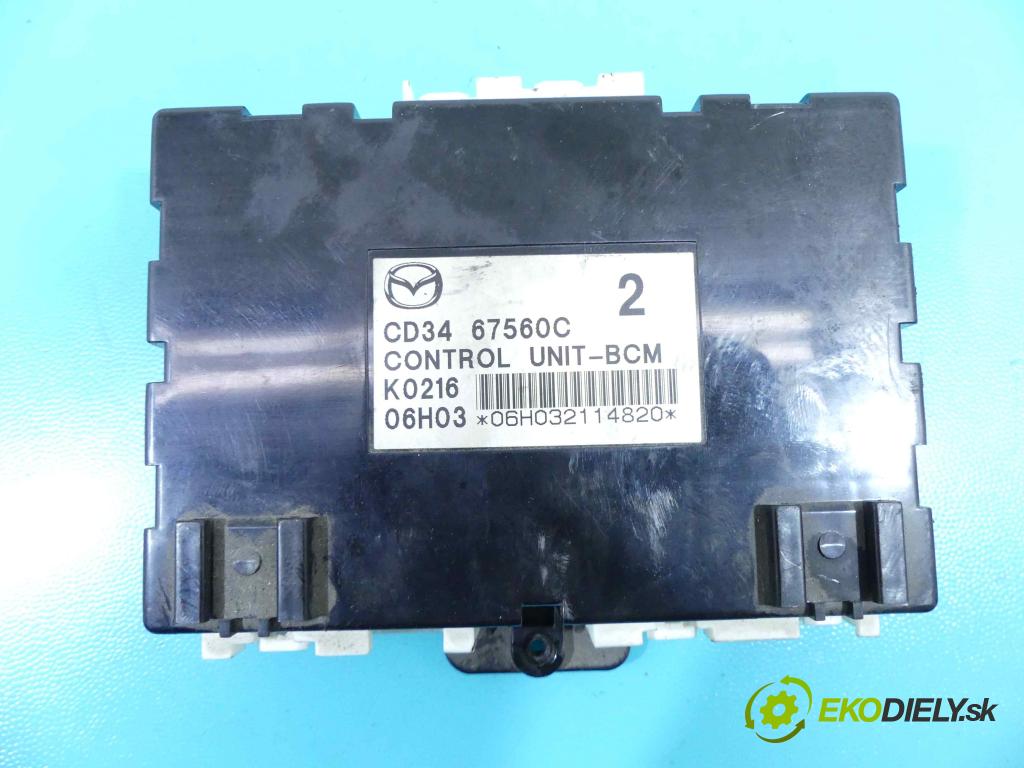 Mazda 5  2005-2010 2.0d 143 HP manual 105 kW 1998 cm3 5- modul riadiaca jednotka CD3467560C (Ostatné)