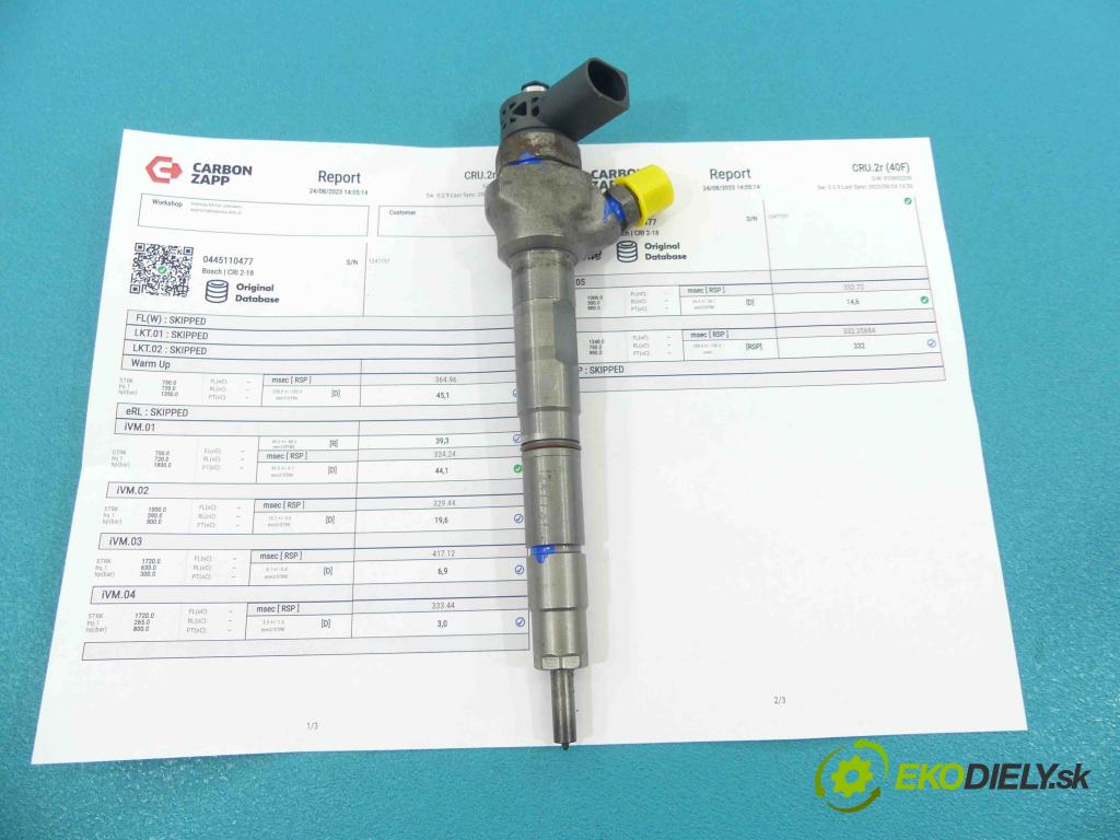 Skoda Octavia III 2013- 1.6 tdi 105 HP manual 77 kW 1598 cm3 5- vstrek 0445110477 (Vstrekovače)