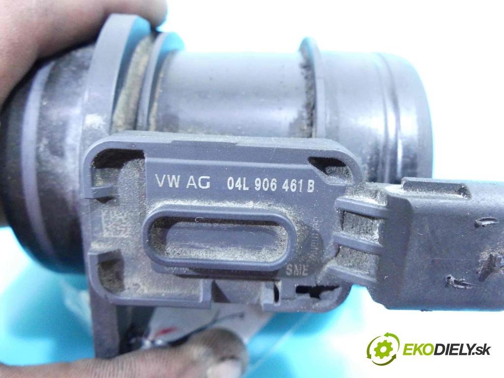 Skoda Octavia III 2013- 1.6 tdi 105 HP manual 77 kW 1598 cm3 5- průtokoměr: 04L906461B (Váhy vzduchu)