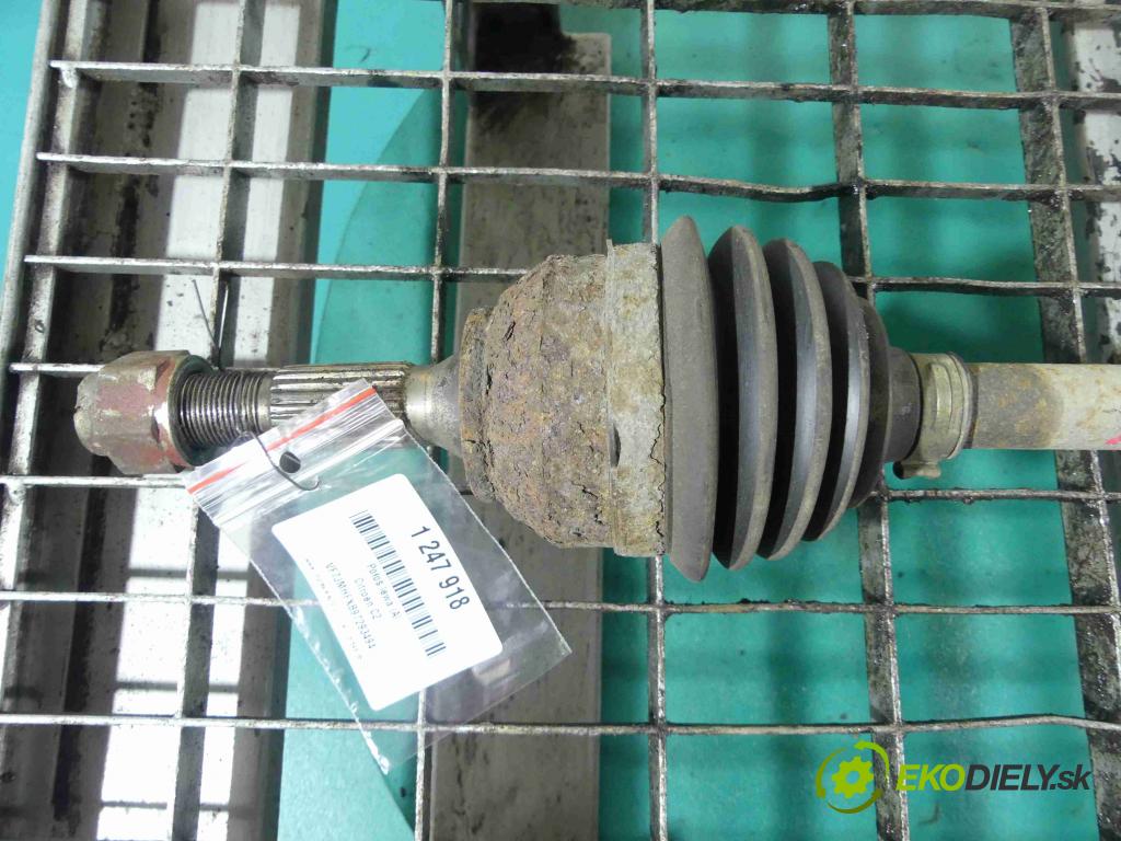 Citroen C2 1.1 60 HP manual 44 kW 1124 cm3 3- poloos ľavé  (Poloosy)