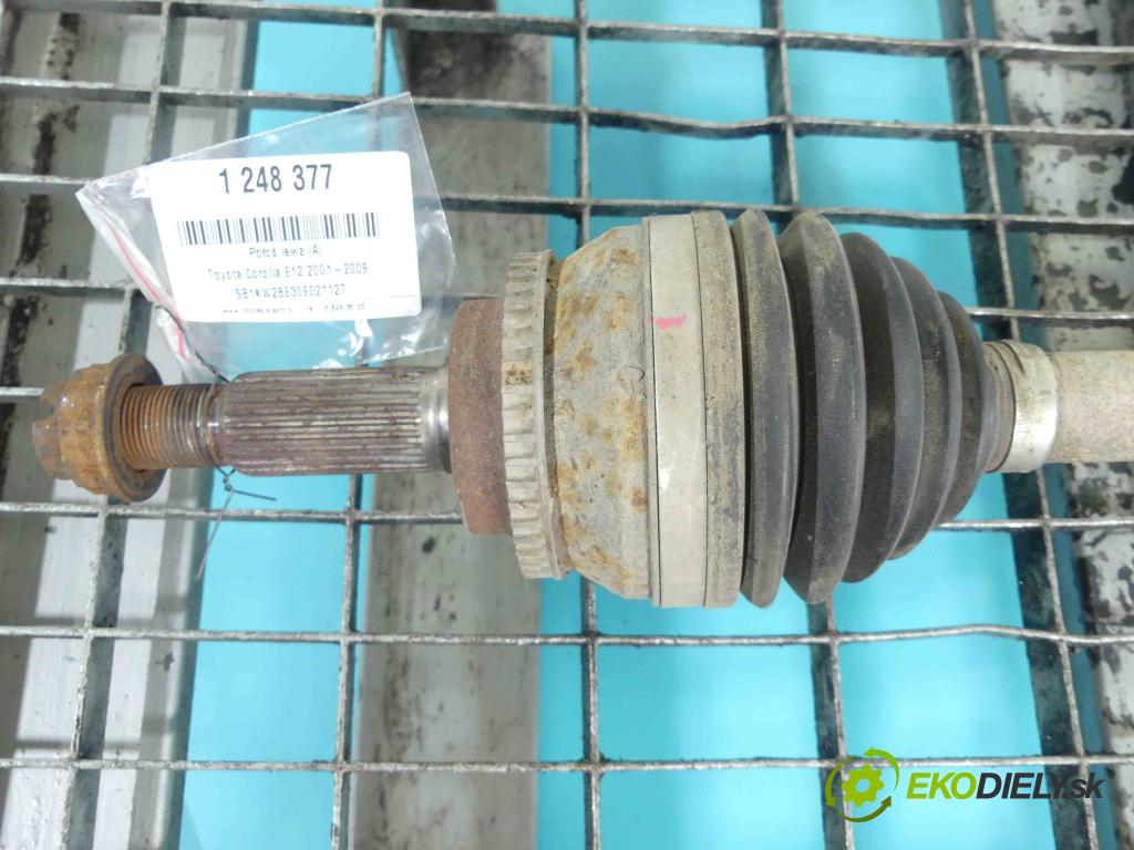 Toyota Corolla E12 2001-2009 2.0 D4D 90 HP manual 66 kW 1995 cm3 5- poloos ľavé  (Poloosy)