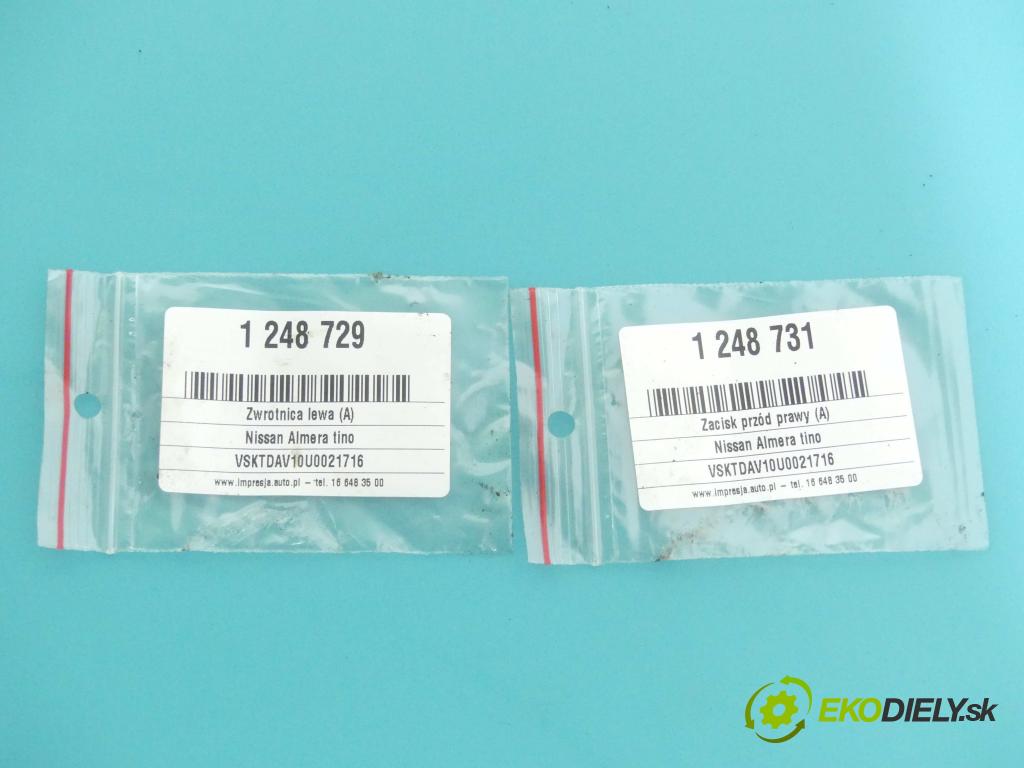 Nissan Almera tino 2.2 td 114 HP manual 84 kW 2184 cm3 5- náboj ľavé (Náboje)