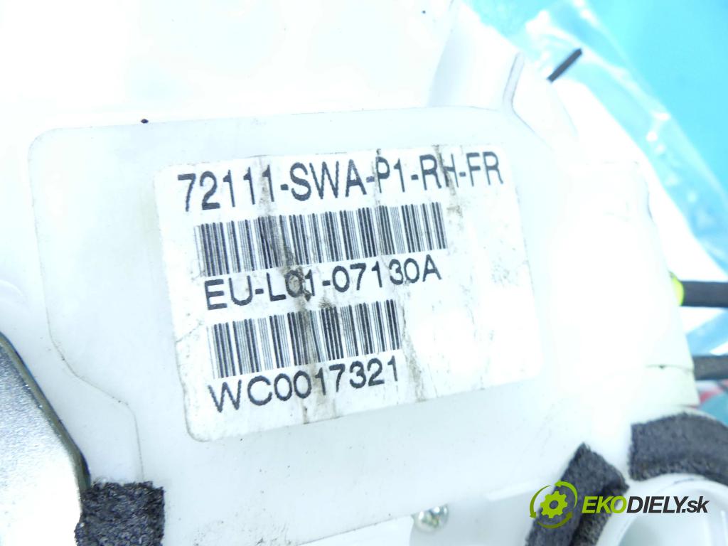 Honda CR-V III 2006-2011 2.2 i-DTEC 150 hp manual 110 kW 2199 cm3 5- zámek přední pravý 72111-SWA