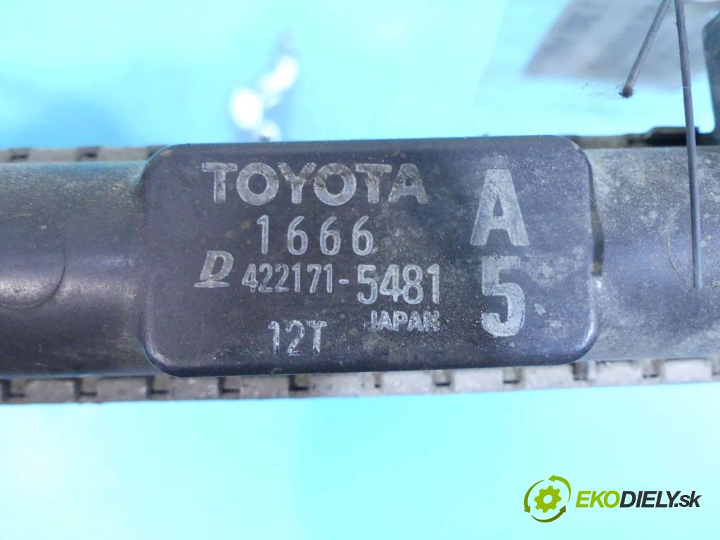 Toyota Corolla E11 1997-2002 1,4.0 16v 86 HP manual 63 kW 1332 cm3 3- chladič 422171-5481 (Chladiče)