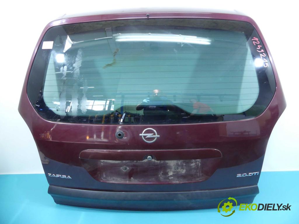 Opel Zafira A 1999-2005 2.0 dti 101 hp manual 74 kW 1995 cm3 5- zadní kufrové dveře  (Zadní kapoty)