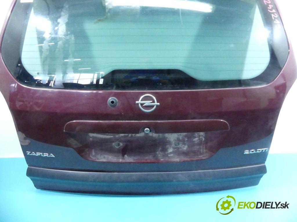 Opel Zafira A 1999-2005 2.0 dti 101 hp manual 74 kW 1995 cm3 5- zadní kufrové dveře  (Zadní kapoty)