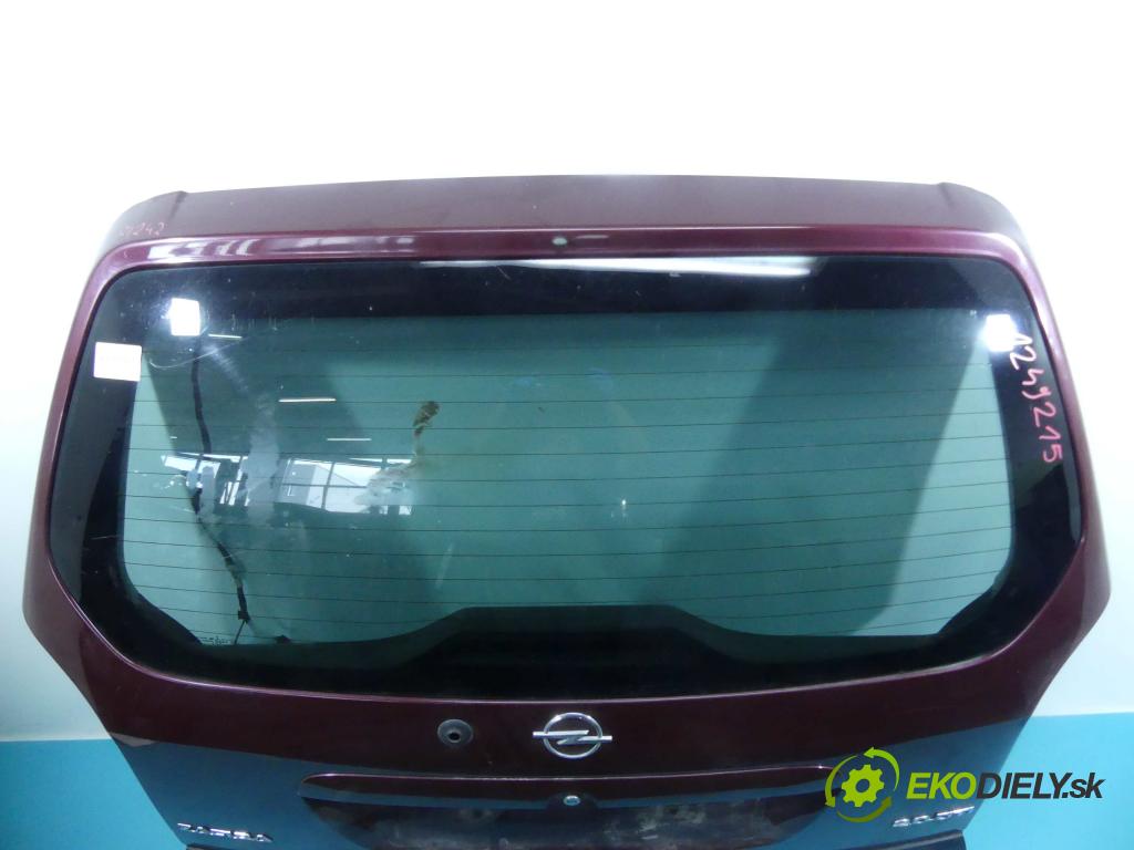 Opel Zafira A 1999-2005 2.0 dti 101 hp manual 74 kW 1995 cm3 5- zadní kufrové dveře  (Zadní kapoty)