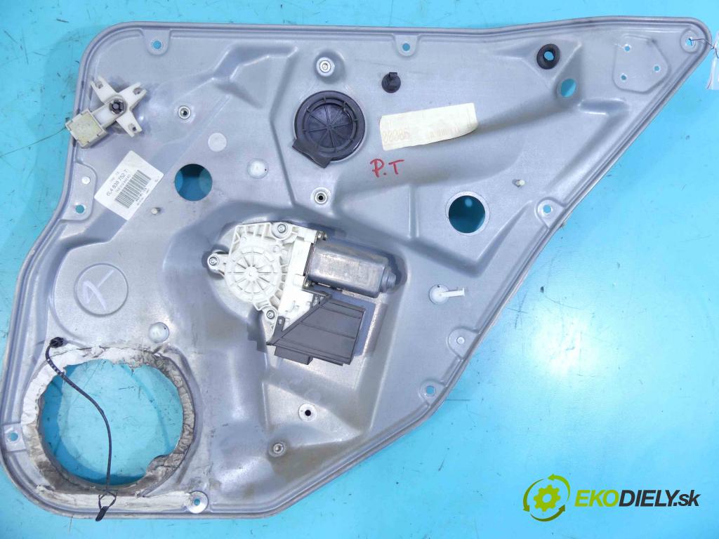 Seat Cordoba II 6L 2002-2008 1.4 16v 75 hp manual 55 kW 1390 cm3 4- mechanismus stahování zadní pravý 6L4839752T