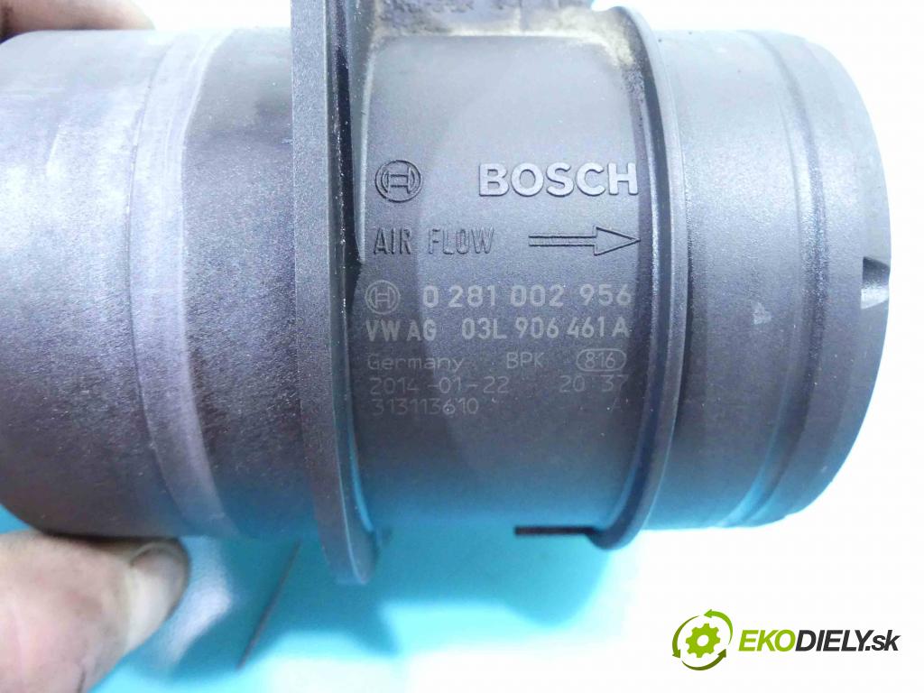 Vw Touran I 2003-2015 2.0 tdi 177 HP automatic 130 kW 1968 cm3 5- průtokoměr: 0281002956 (Váhy vzduchu)
