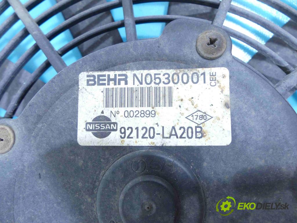 Nissan Atleon II 2000-2013 3.0 dci 150 HP manual 110 kW 2953 cm3 2- Ventilátor chladiča 92120-LA20B