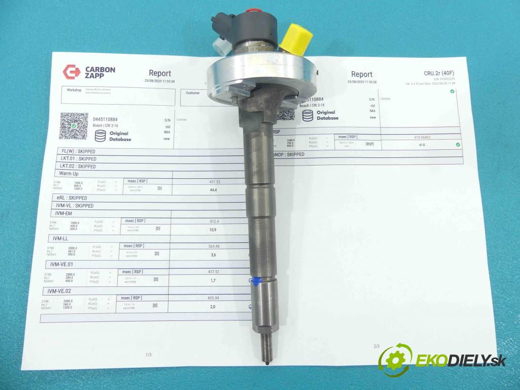 Nissan Atleon II 2000-2013 3.0 dci 150 HP manual 110 kW 2953 cm3 2- vstrek 0445110884 (Vstrekovače)