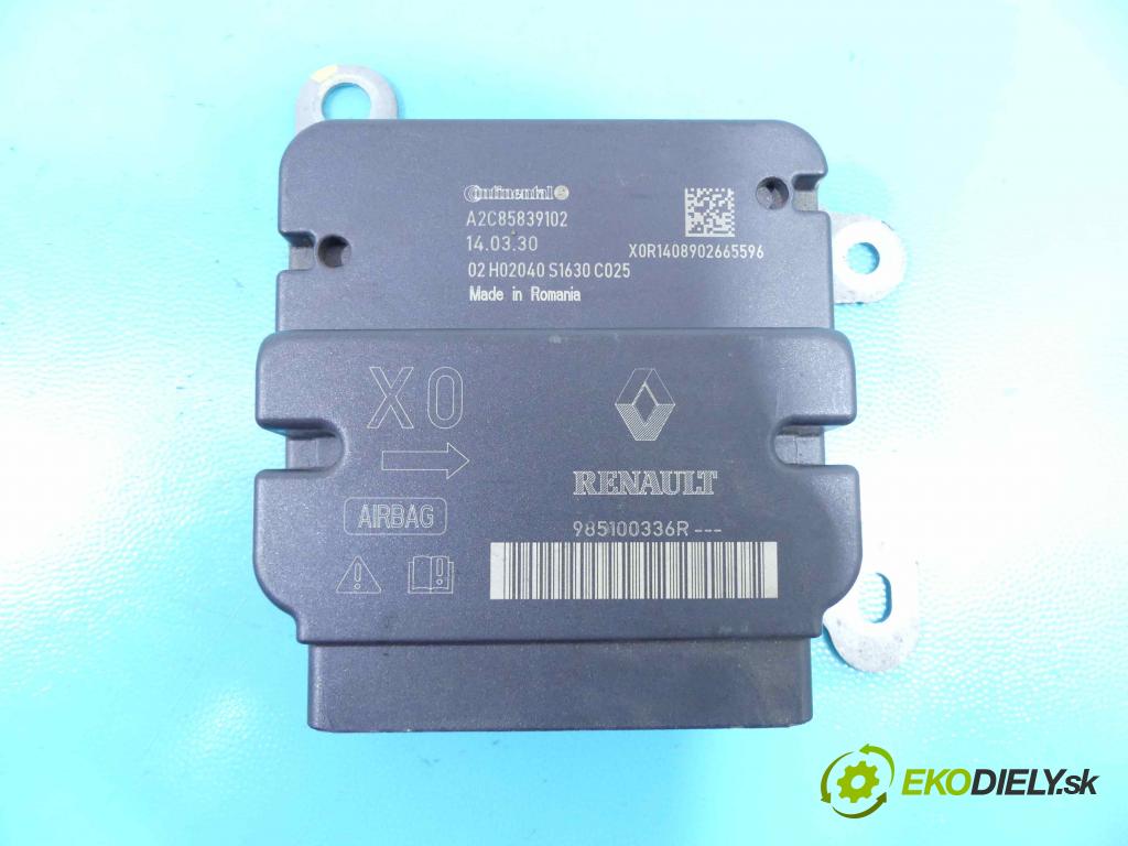 Dacia Dokker 2012- 1.6 8v 82 HP manual 60 kW 1598 cm3 5- modul riadiaca jednotka A2C85839102 (Ostatné)