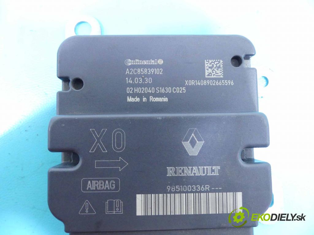 Dacia Dokker 2012- 1.6 8v 82 HP manual 60 kW 1598 cm3 5- modul riadiaca jednotka A2C85839102 (Ostatné)