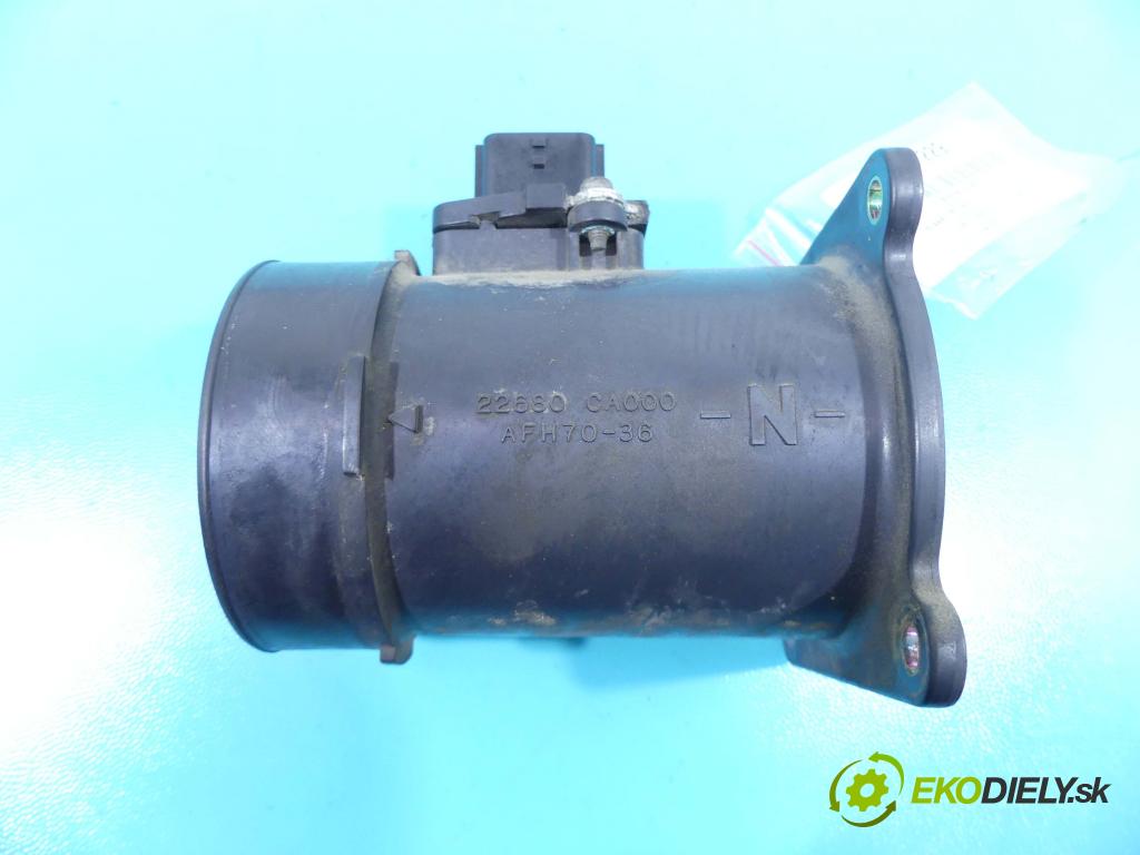 Nissan Murano Z50 2003-2008 3.5 V6 234KM automatic 172 kW 3498 cm3 5- průtokoměr: 22680 CA000 (Váhy vzduchu)