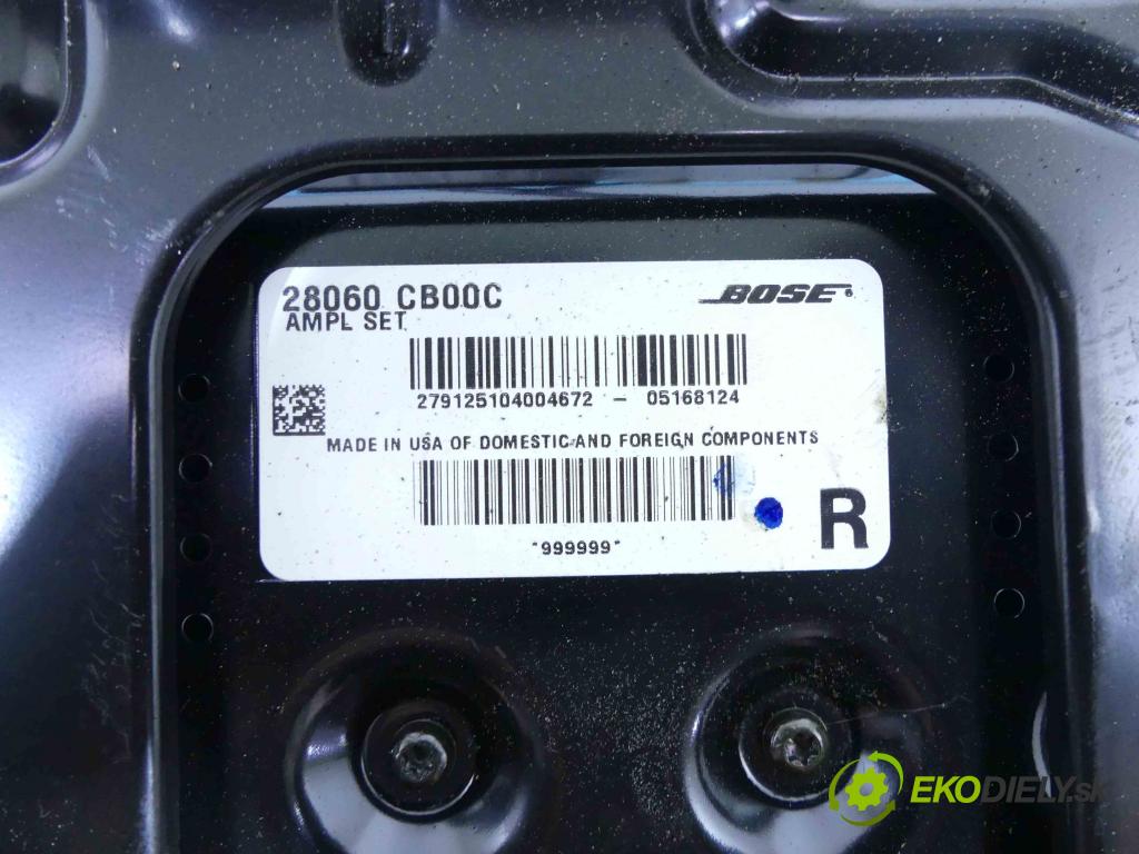 Nissan Murano Z50 2003-2008 3.5 V6 234KM automatic 172 kW 3498 cm3 5- Zesilovač: 28060-CB00C (Zosilňovače)