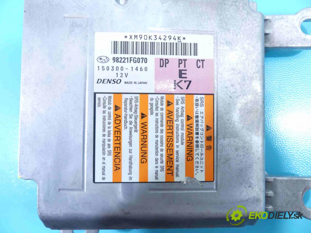 Subaru Impreza III GH 2007-2012 1.5 boxer 107 HP manual 79 kW 1498 cm3 5- modul riadiaca jednotka 98221FG070 (Ostatné)