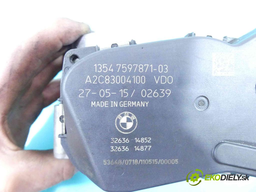 Bmw X3 F25 2010-2017 3.0 306KM automatic 225 kW 2979 cm3 5- klapka 7597871 (Škrtiace klapky)