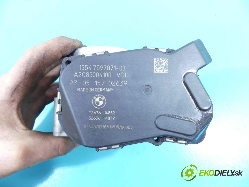 Bmw X3 F25 2010-2017 3.0 306KM automatic 225 kW 2979 cm3 5- klapka 7597871 (Škrtiace klapky)