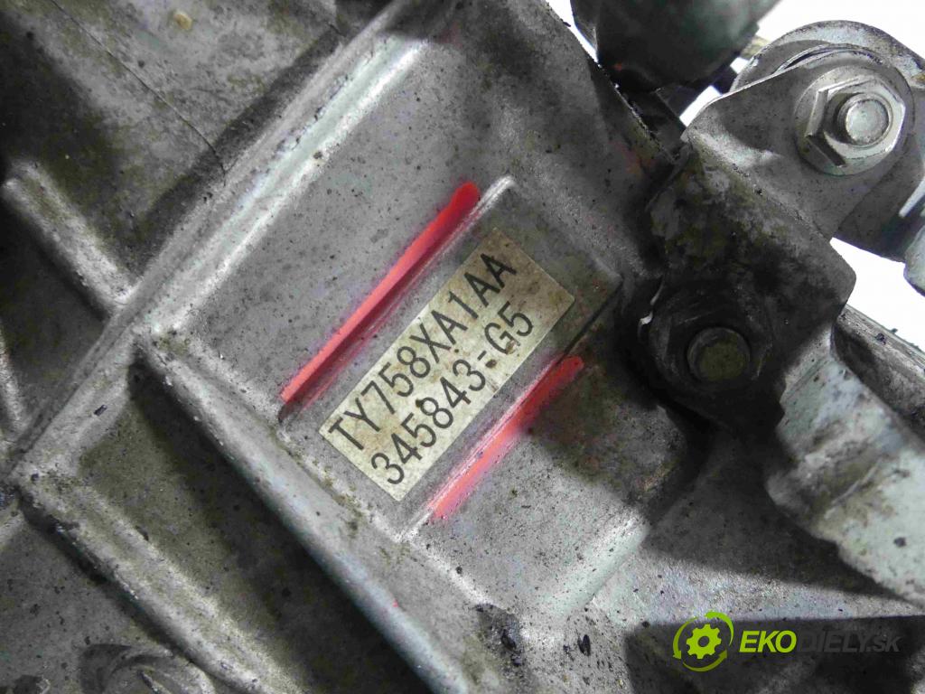 Subaru Impreza III GH 2007-2012 1.5 boxer 107 HP manual 79 kW 1498 cm3 5- prevodovka stupeň,rýchlosť manual TY758XA1AA