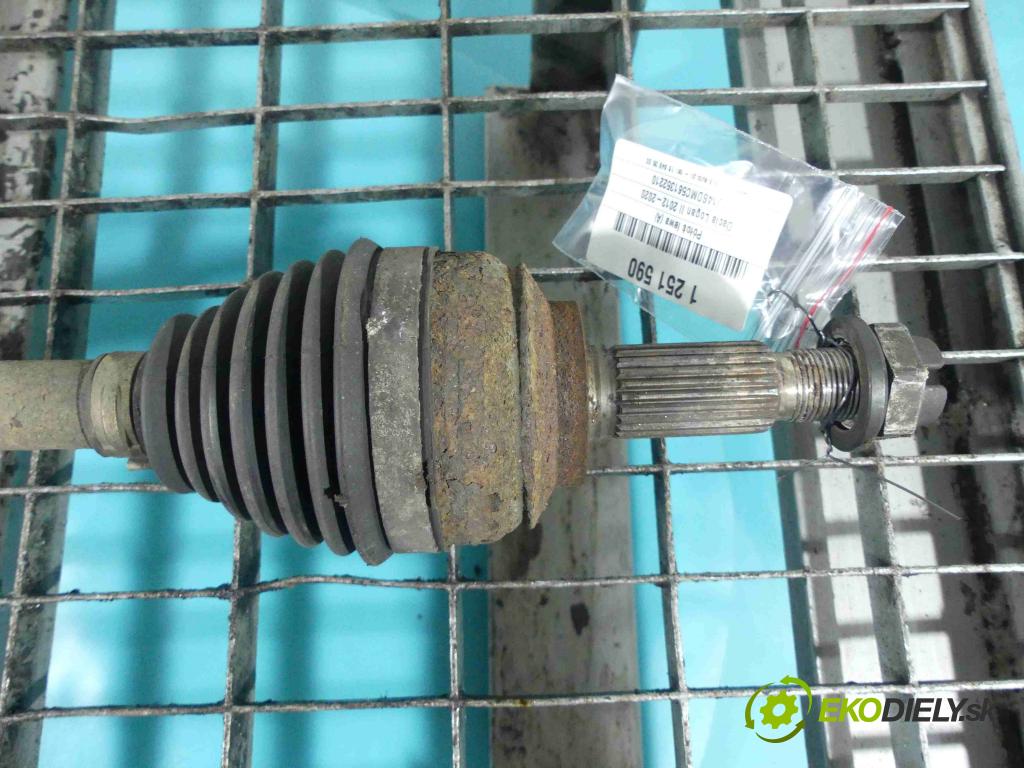 Dacia Logan II 2012-2020 1.0 73 HP manual 54 kW 999 cm3 4- poloos ľavé 391012636R (Poloosy)