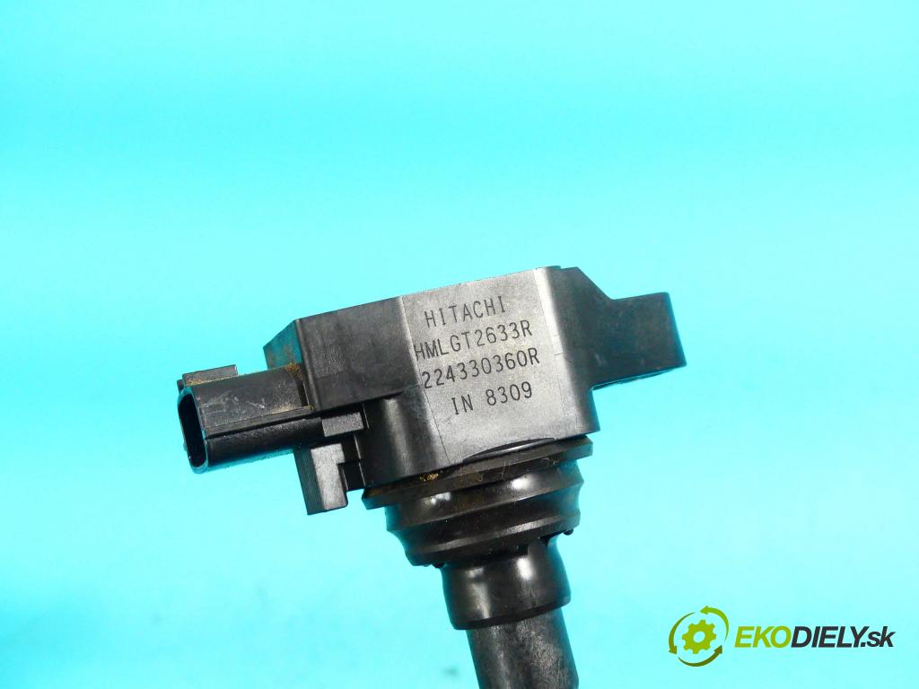 Dacia Logan II 2012-2020 1.0 73 HP manual 54 kW 999 cm3 4- cievka zapaľovacia 224330360R (Zapaľovacie cievky, moduly)