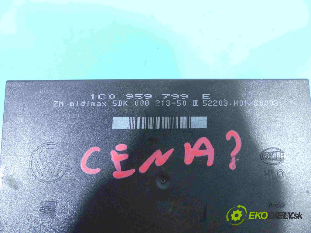 Seat Leon I 1999-2005 1.6 16v 105 HP manual 77 kW 1598 cm3 5- modul riadiaca jednotka 1C0959799E (Ostatné)