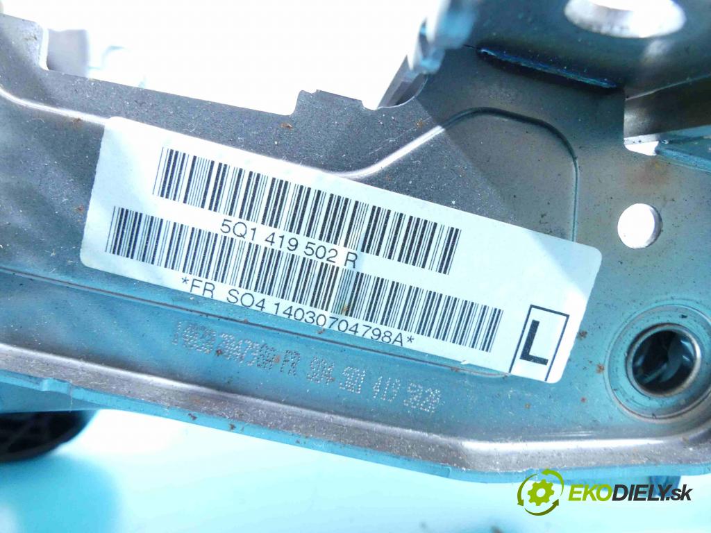 Vw Golf VII 2012-2020 1.4 tsi 122 HP manual 90 kW 1395 cm3 5- Sloupec: volant 5Q1419502R (Tyče riadenia (volantu))