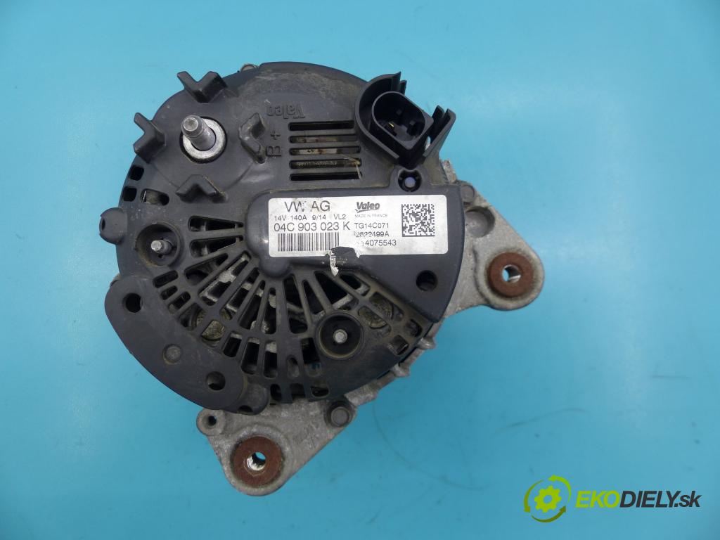 Vw Golf VII 2012-2020 1.4 tsi 122 hp manual 90 kW 1395 cm3 5- Alternator 04C903023K (Alternátory)