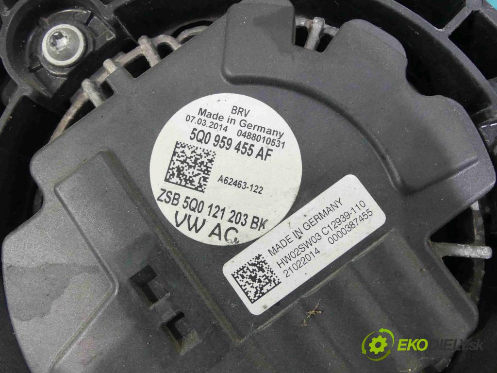 Vw Golf VII 2012-2020 1.4 tsi 122 HP manual 90 kW 1395 cm3 5- Ventilátor chladiča 5Q0959455AF